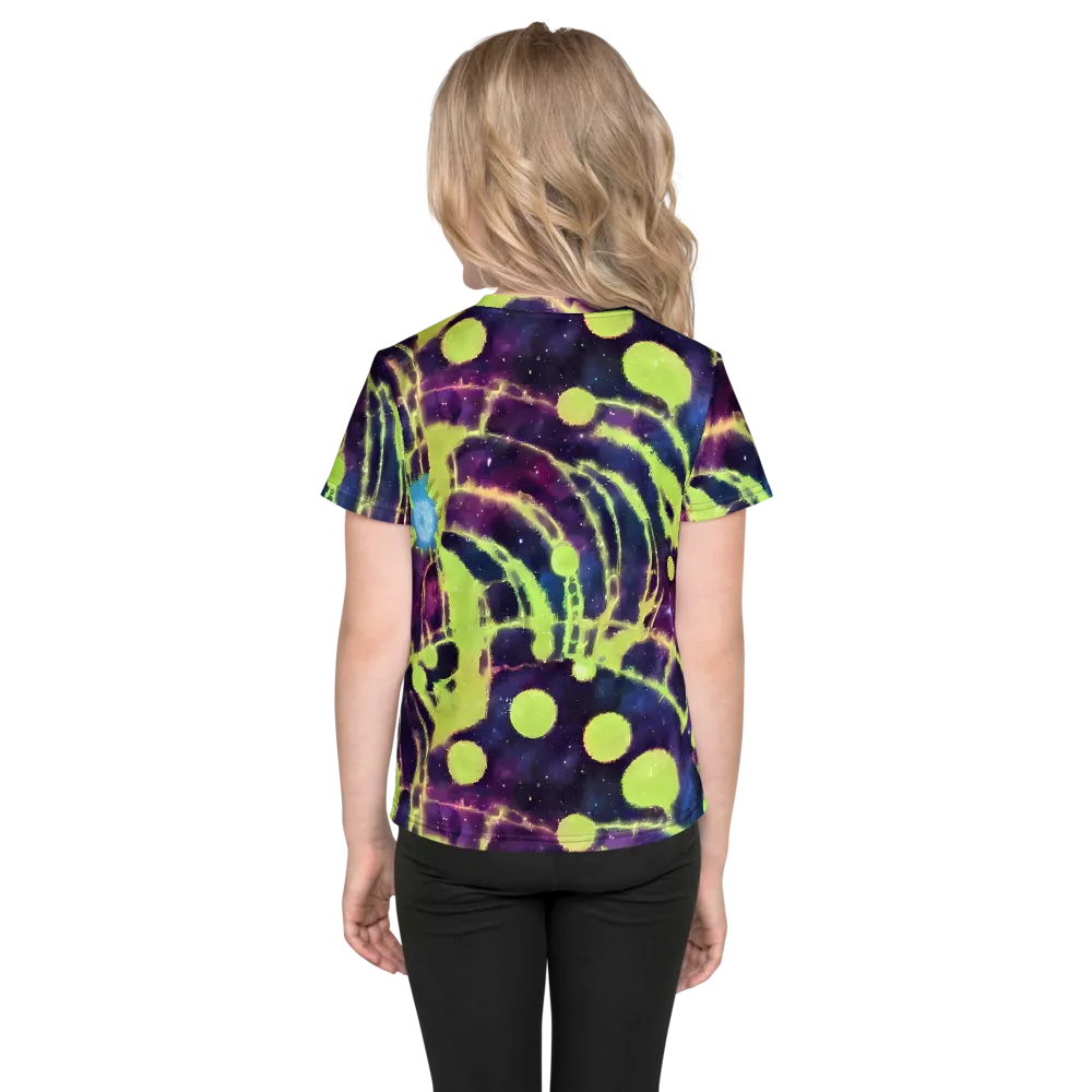 Douglas Dreams on Kids Crew Neck T-Shirt — Back