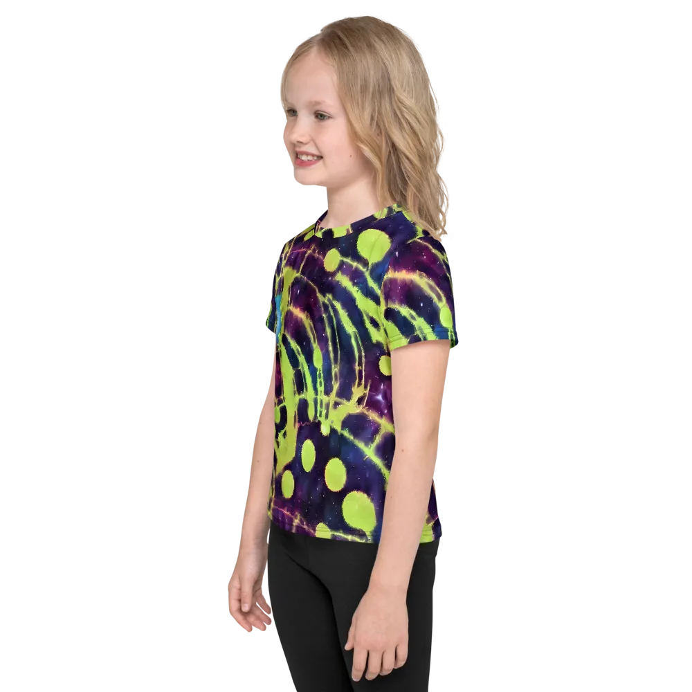 Douglas Dreams on Kids Crew Neck T-Shirt — Left