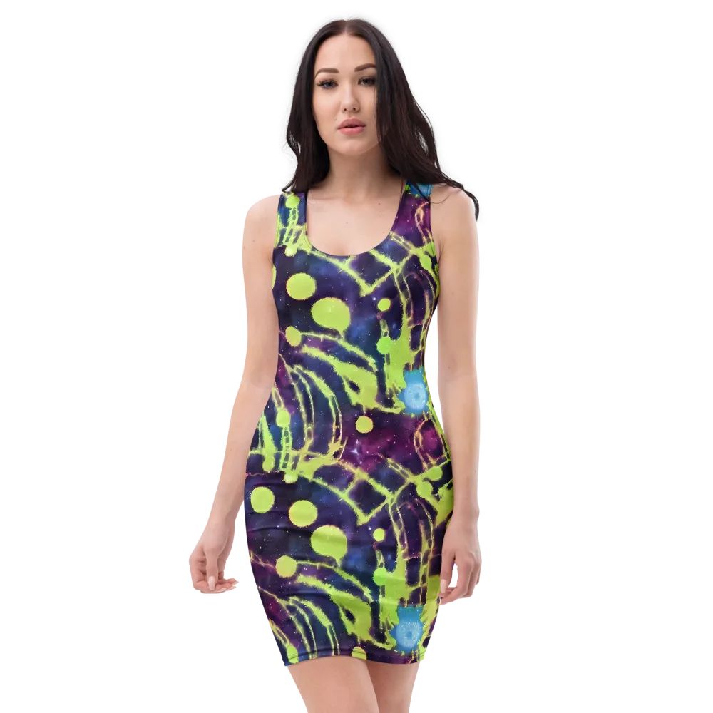 Douglas Dreams on Bodycon Dress — Front