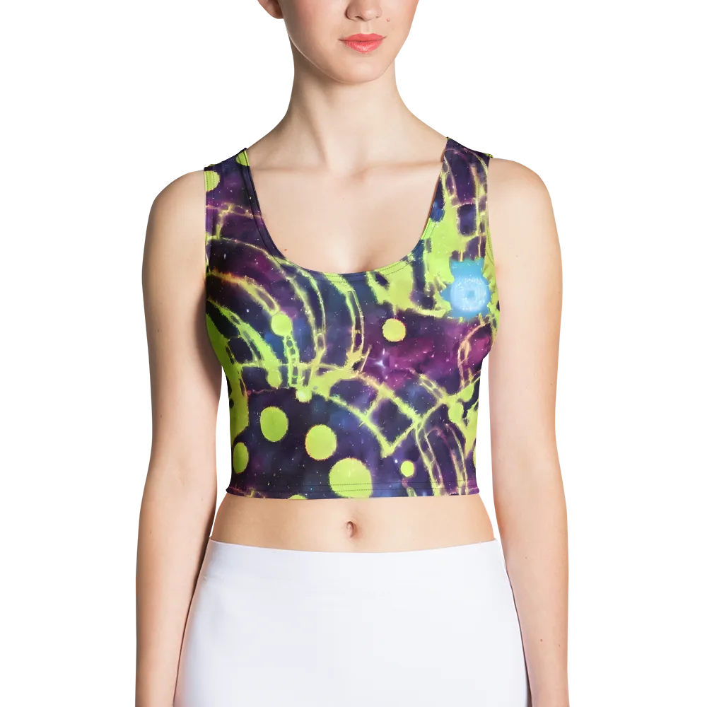 Douglas Dreams on Crop Top — Front