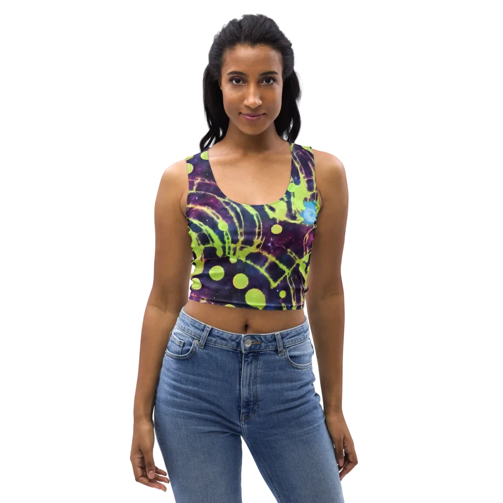 Douglas Dreams on Crop Top — Front