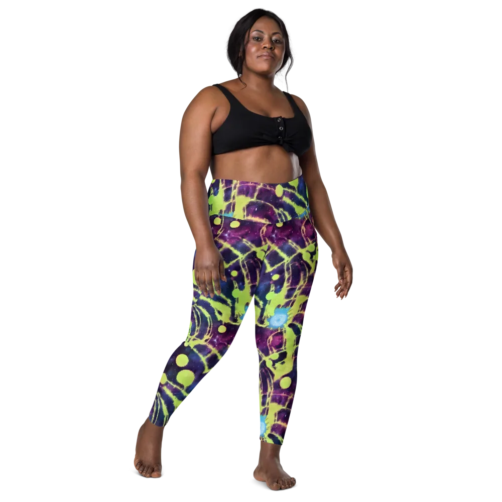 Douglas Dreams on Leggings with Pockets — Front