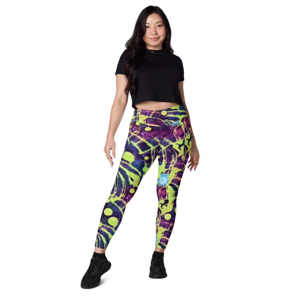 Douglas Dreams on Leggings with Pockets — Front