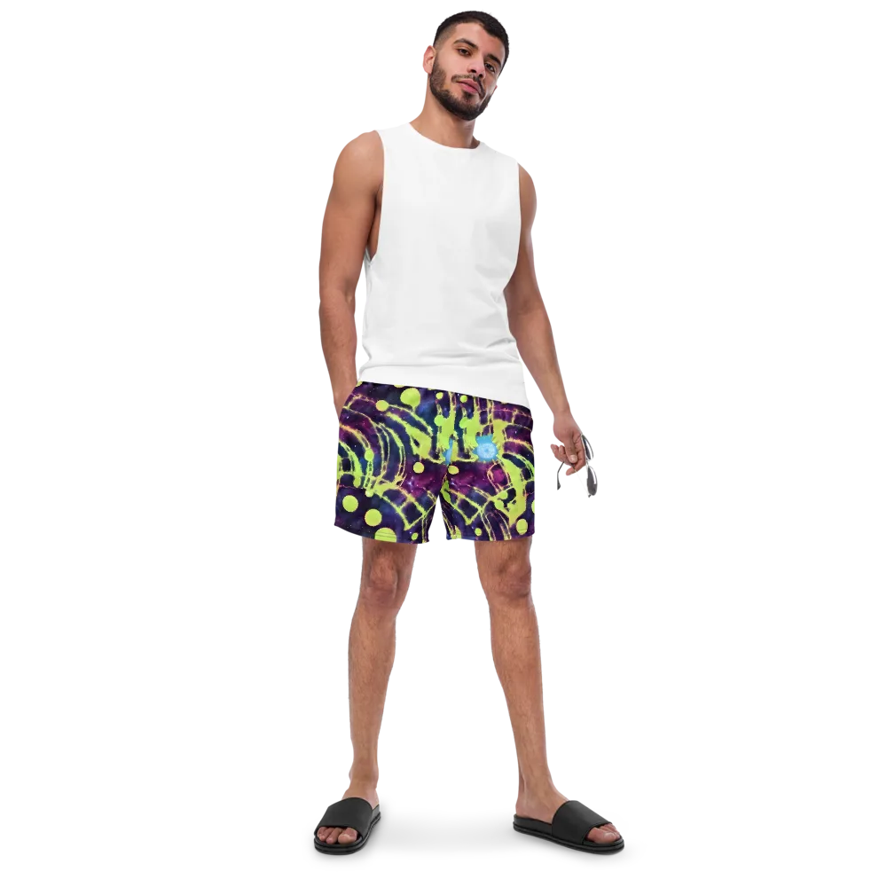 Douglas Dreams on Swim Trunks — Front