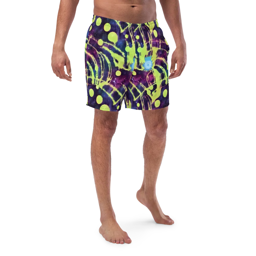 Douglas Dreams on Swim Trunks — Front