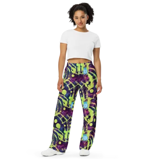 Douglas Dreams on a Wide-Leg Pants
