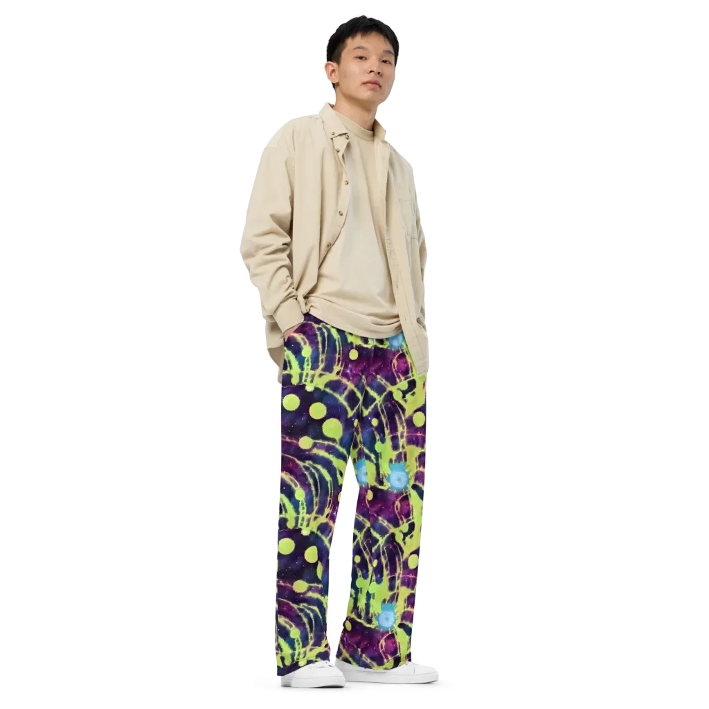 Douglas Dreams on Wide-Leg Pants — Right Front