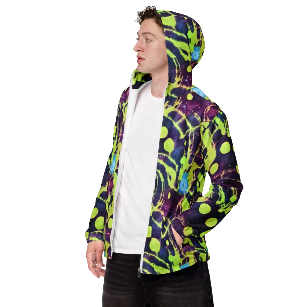 Douglas Dreams on Men's Windbreaker — Left Front