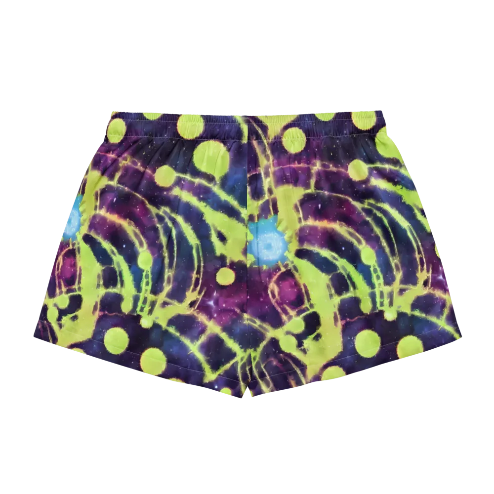 Douglas Dreams on Women's Pajama Shorts — Back
