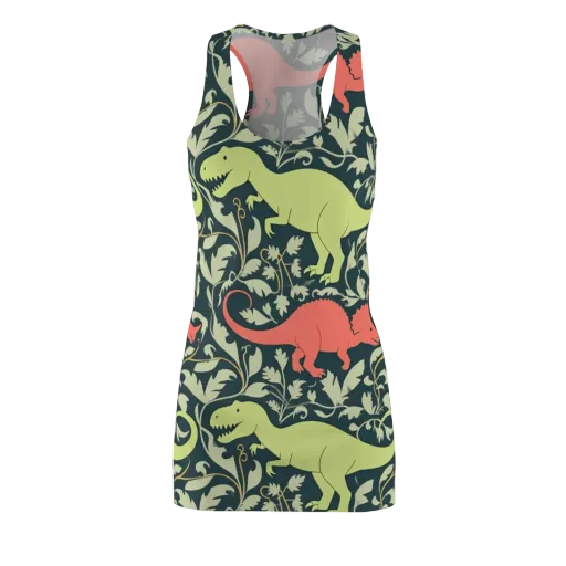Jurassic Vine on a Racerback Dress