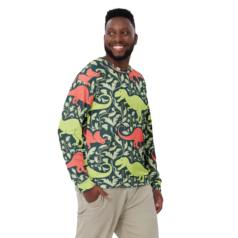 Jurassic Vine on Sweatshirt — Front