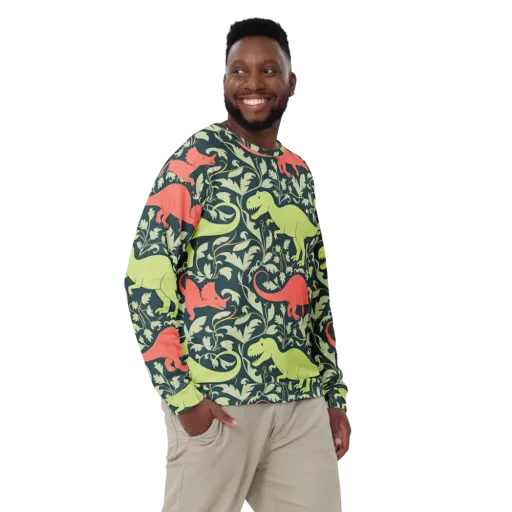 Jurassic Vine on a Sweatshirt