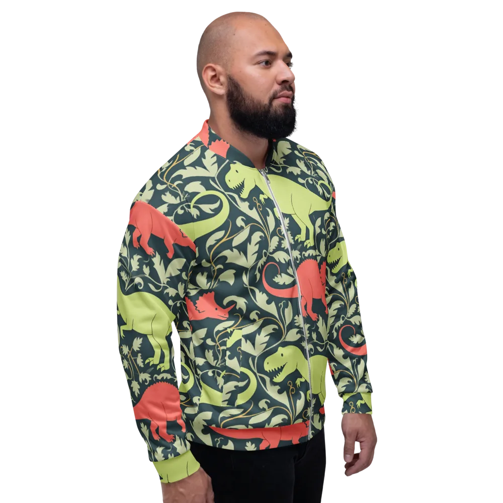 Jurassic Vine on Bomber Jacket — Right