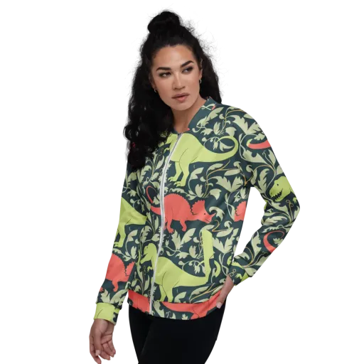 Jurassic Vine on a Bomber Jacket