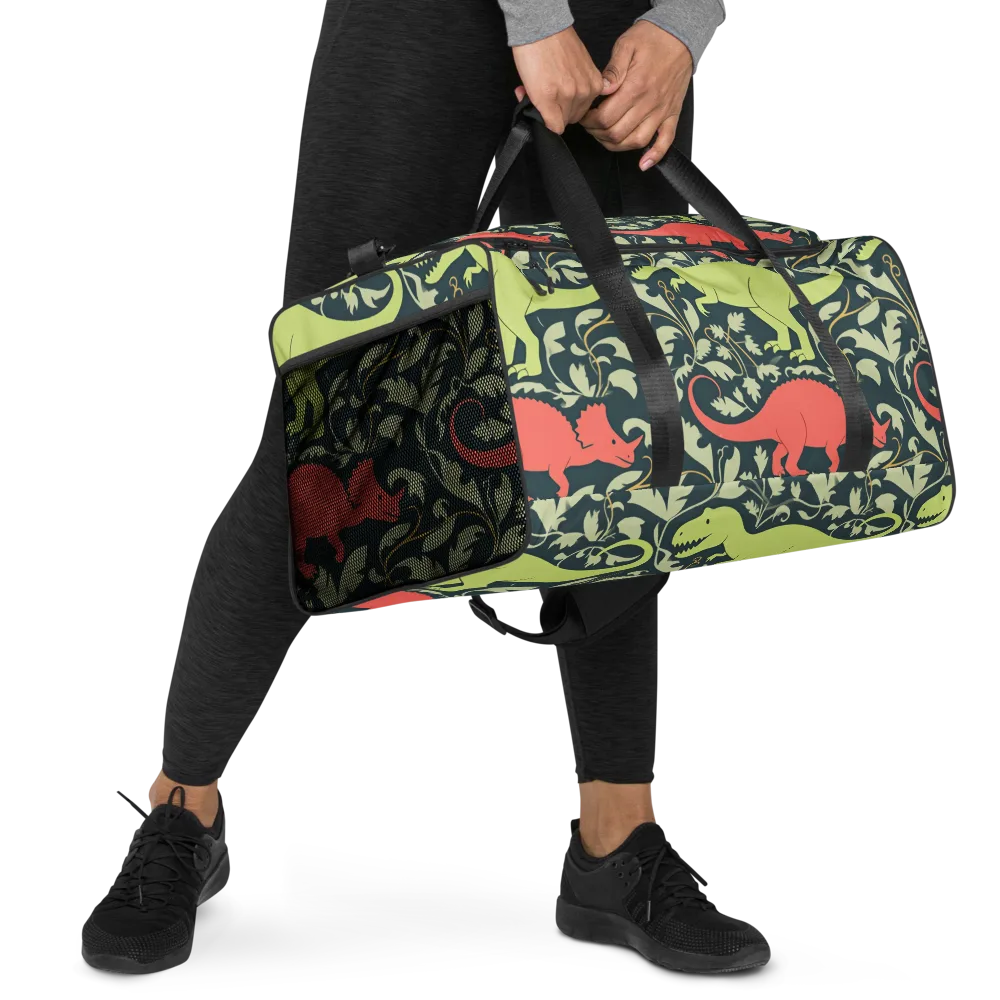 Jurassic Vine on Duffle Bag — Right Front