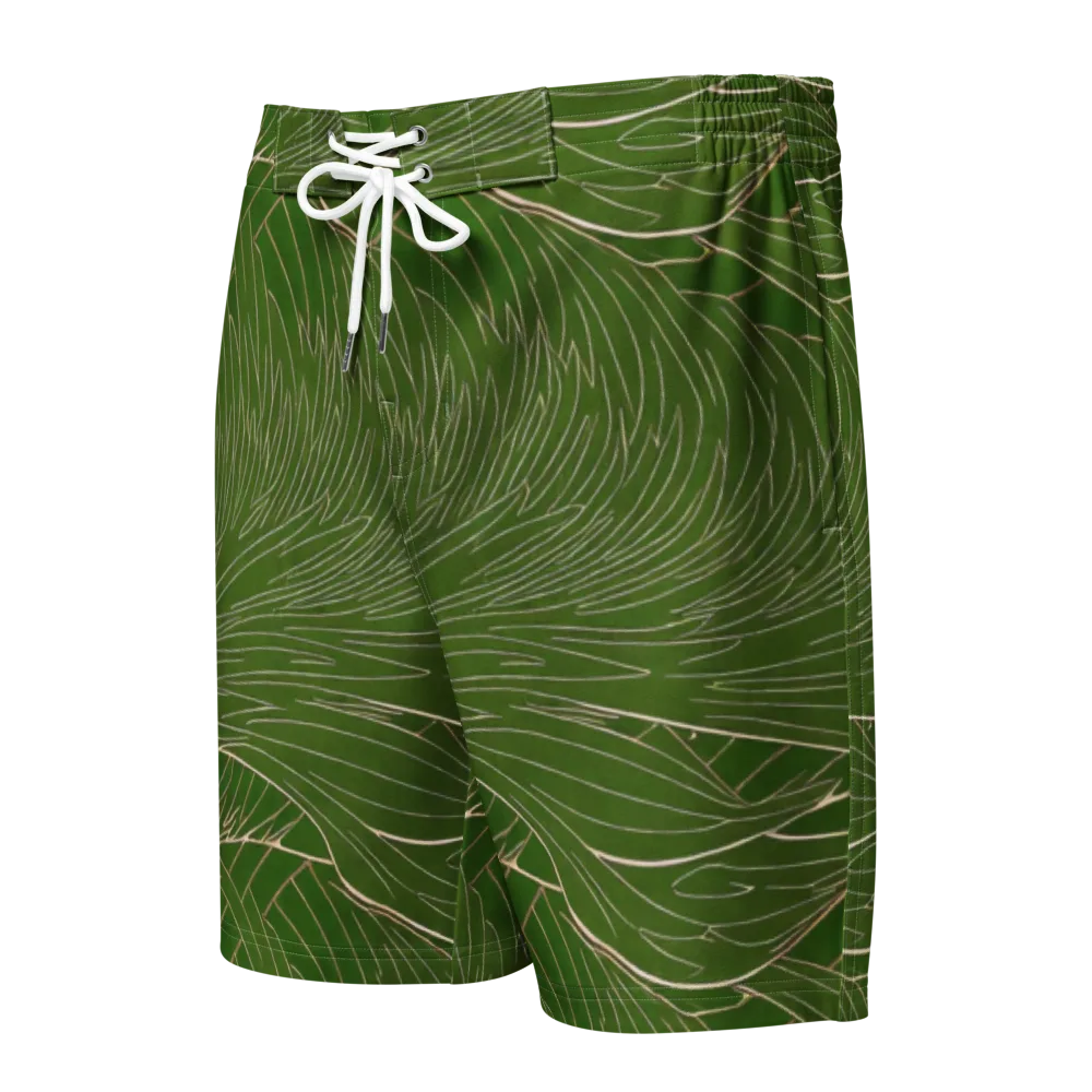 Jade Featherflow on Men's Board Shorts — Front