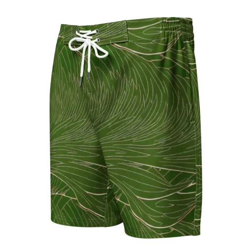 Jade Featherflow on a Men's Board Shorts