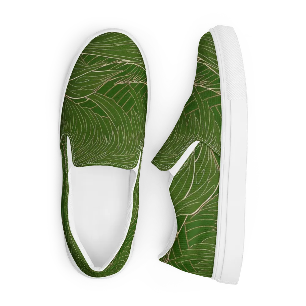 Jade Featherflow on Men's Slip-On Canvas Shoes — Front
