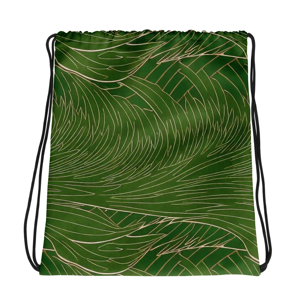 Jade Featherflow on Drawstring Bag — Photo