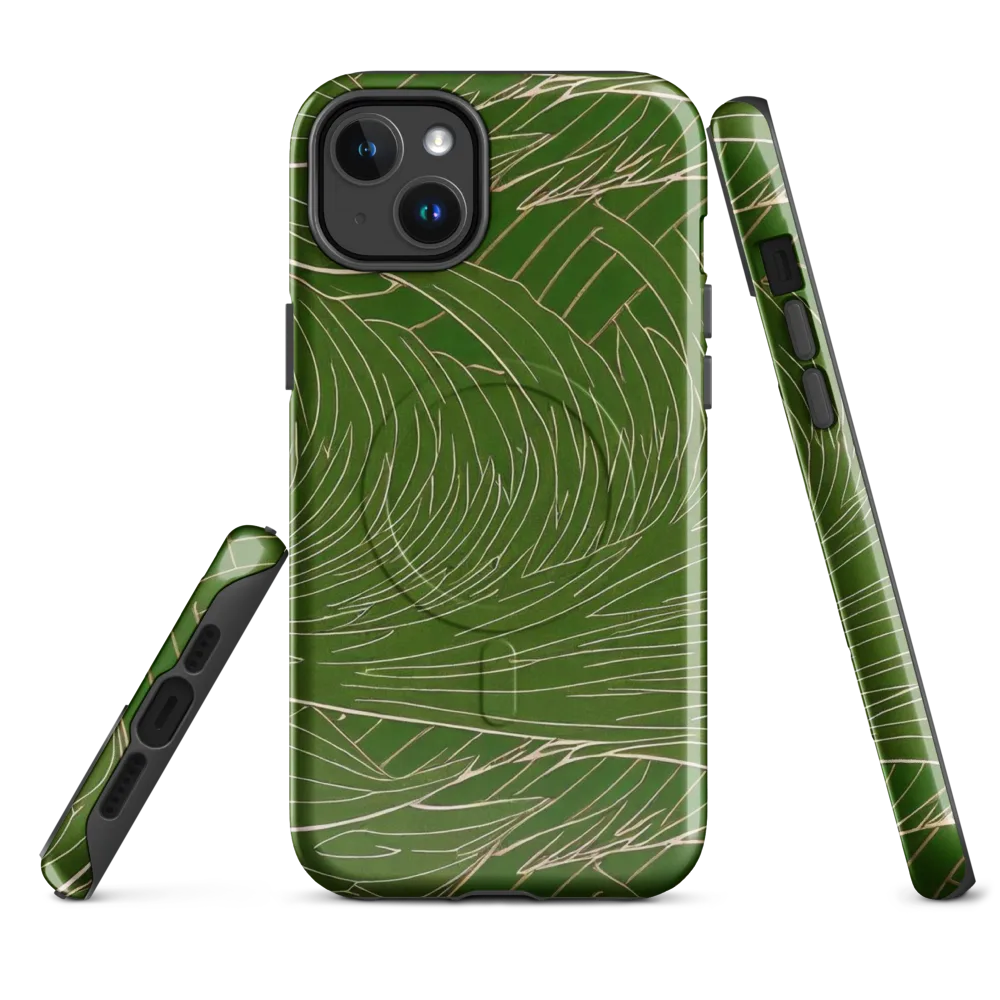 Jade Featherflow on MagSafe Tough Case for iPhone® — Front
