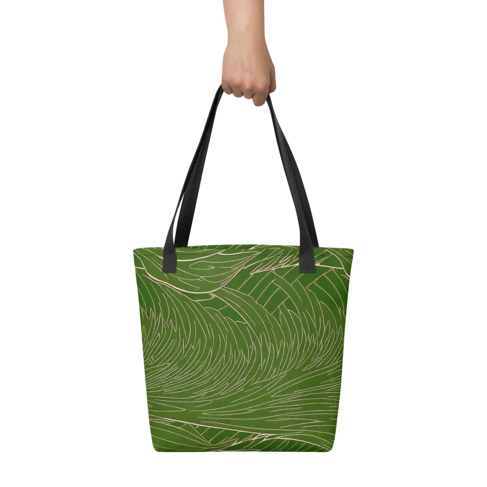 Jade Featherflow on Tote Bag — Front