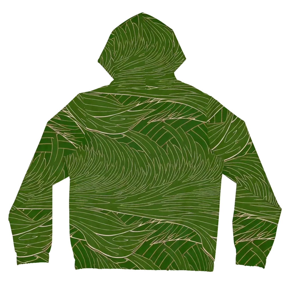 Jade Featherflow on Women's Full-Zip Hoodie — Back
