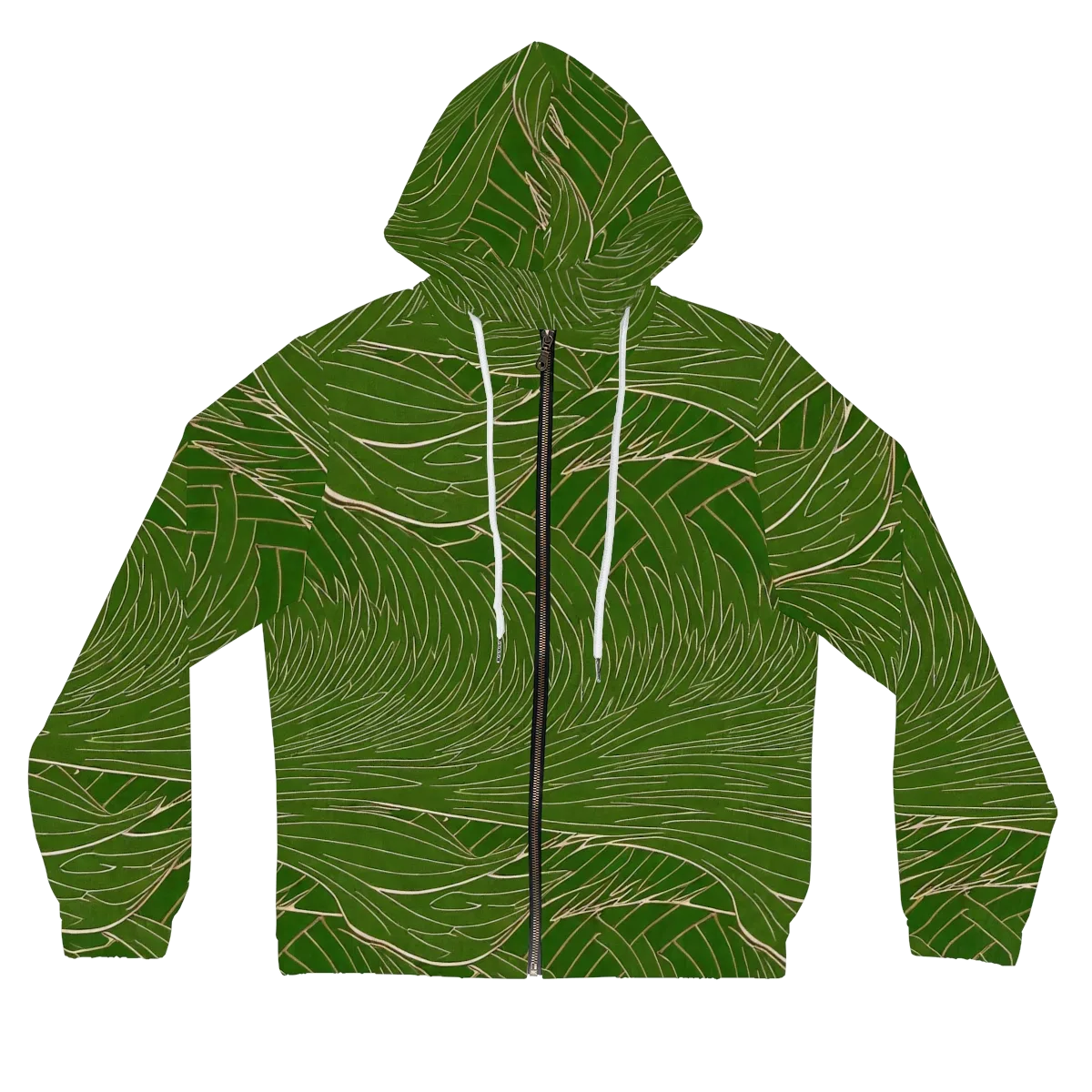 Jade Featherflow on Women's Full-Zip Hoodie — Front