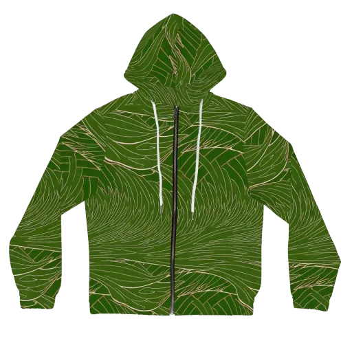 Jade Featherflow on a Women's Full-Zip Hoodie
