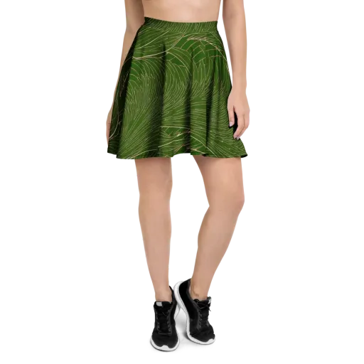 Jade Featherflow on a Skater Skirt