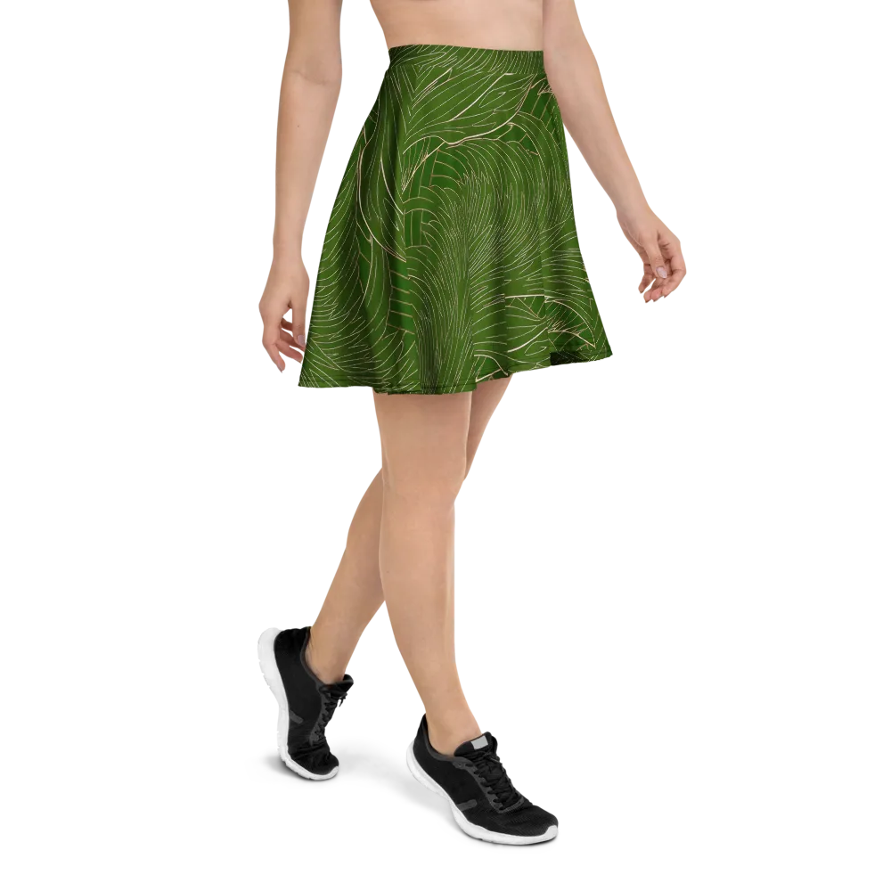 Jade Featherflow on Skater Skirt — Right