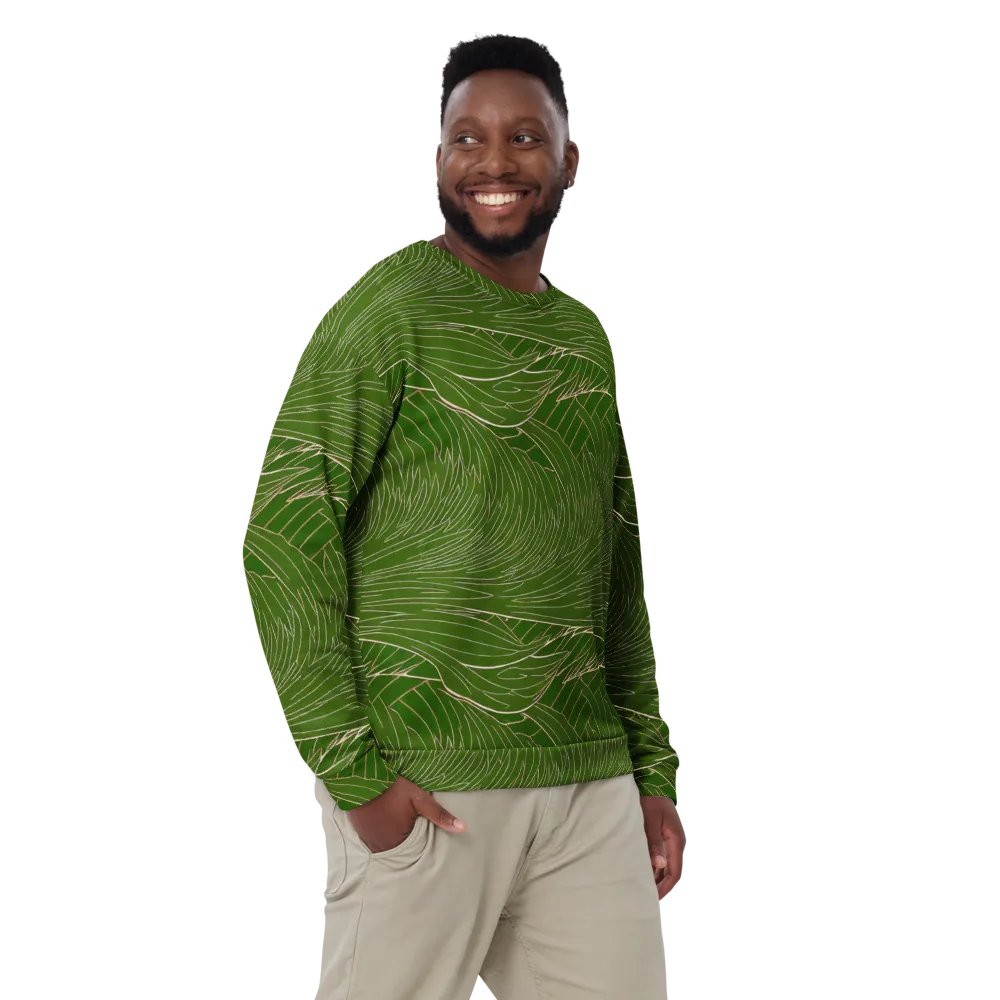 Jade Featherflow on Sweatshirt — Front