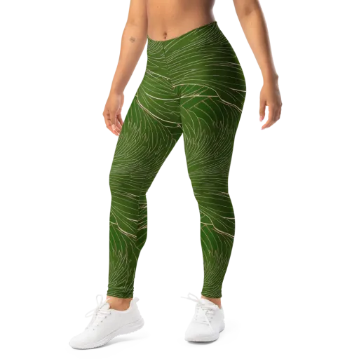 Jade Featherflow on a Leggings
