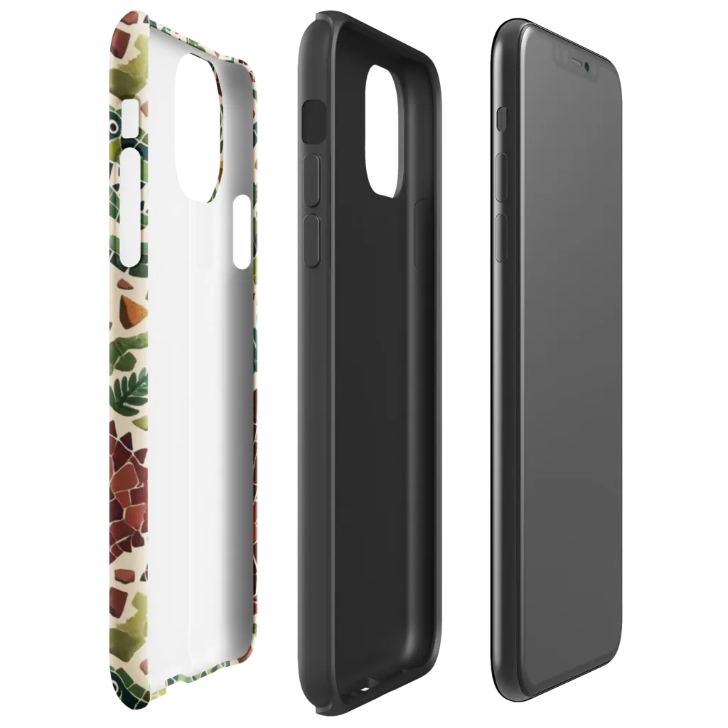 Mosaic Jurassic on Tough Case for iPhone® — Right