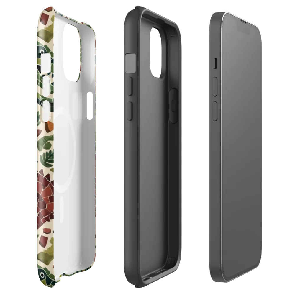 Mosaic Jurassic on MagSafe Tough Case for iPhone® — Front