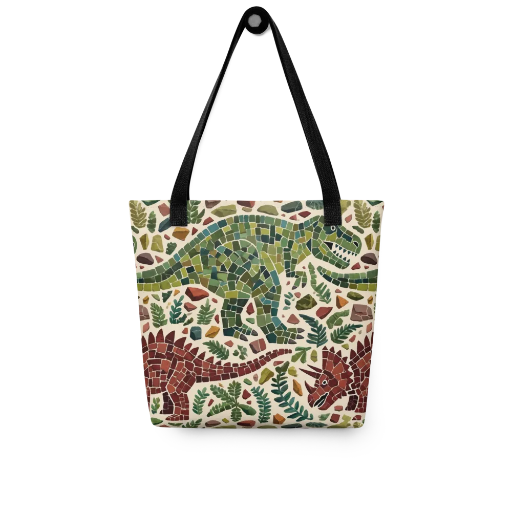 Mosaic Jurassic on Tote Bag — Front