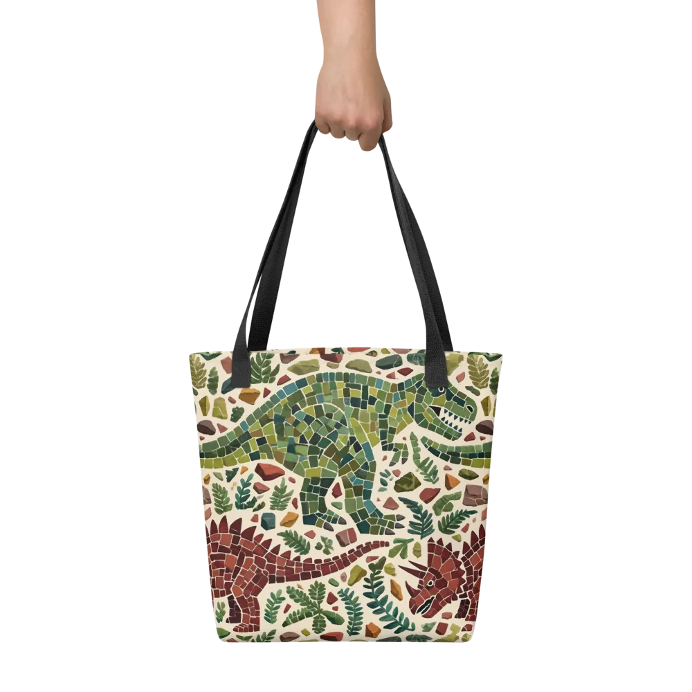 Mosaic Jurassic on Tote Bag — Front