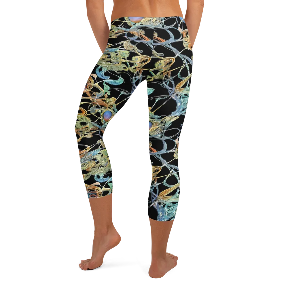 Infinite Mist on Capri Leggings — Back