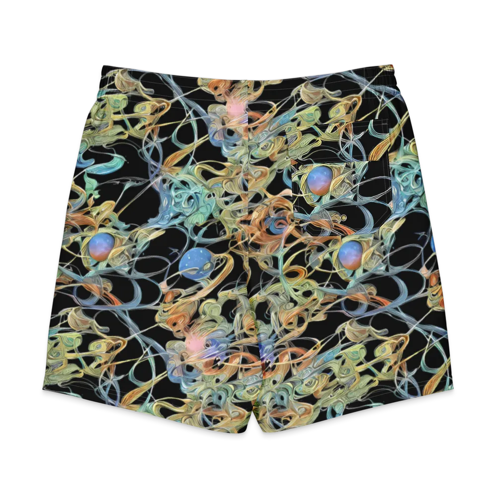Infinite Mist on Men's Board Shorts — Back