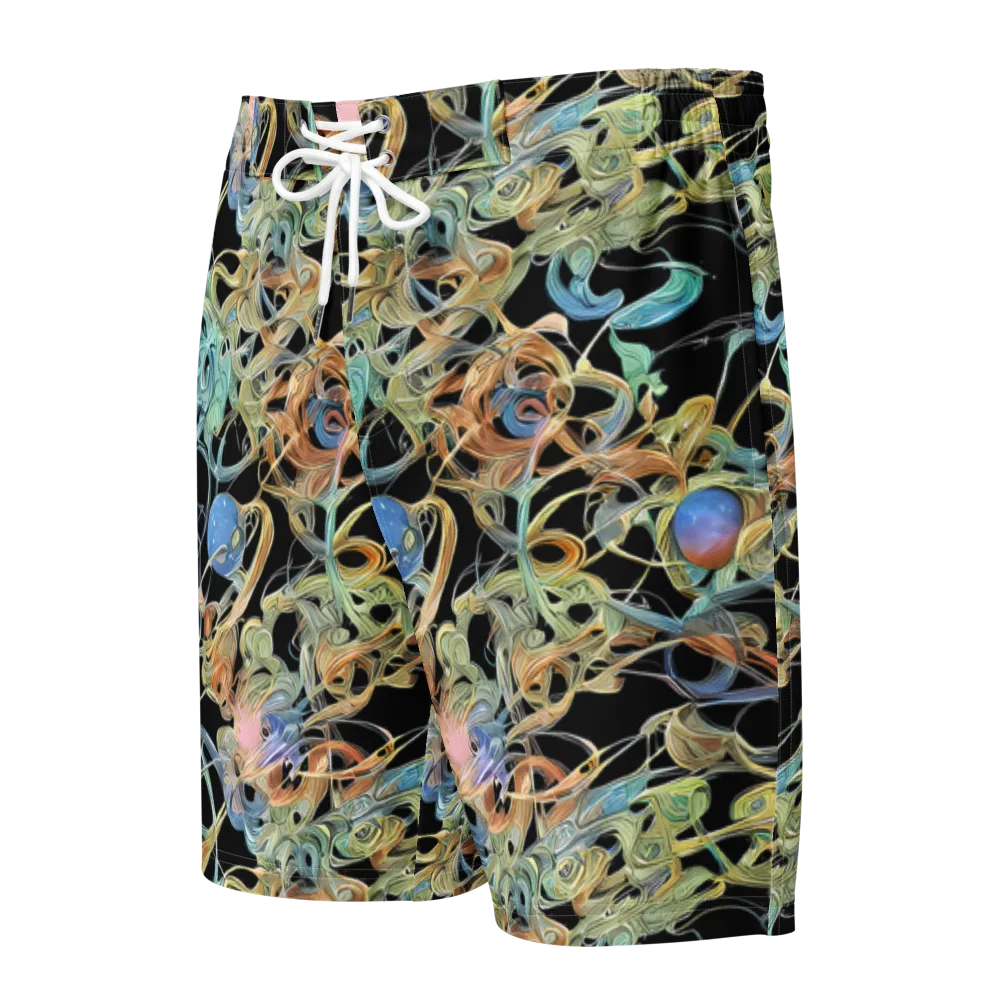 Infinite Mist on Men's Board Shorts — Front