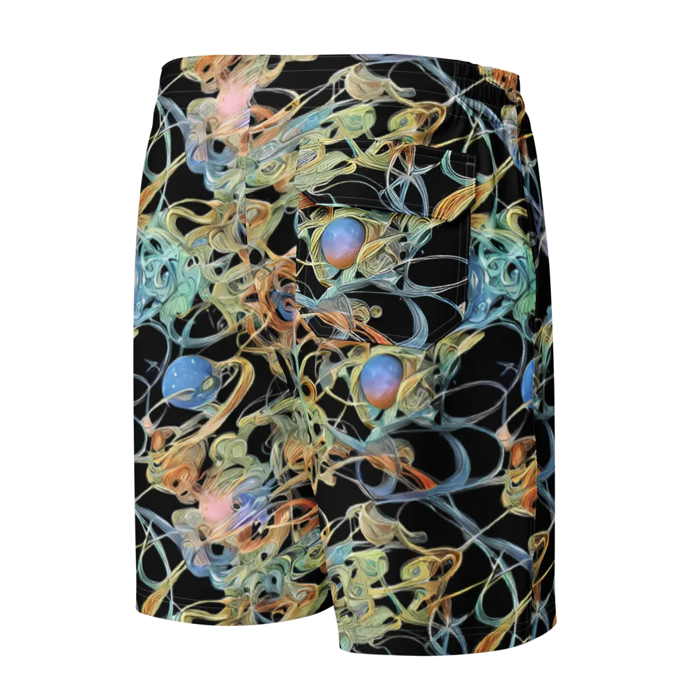 Infinite Mist on Men's Board Shorts — Back