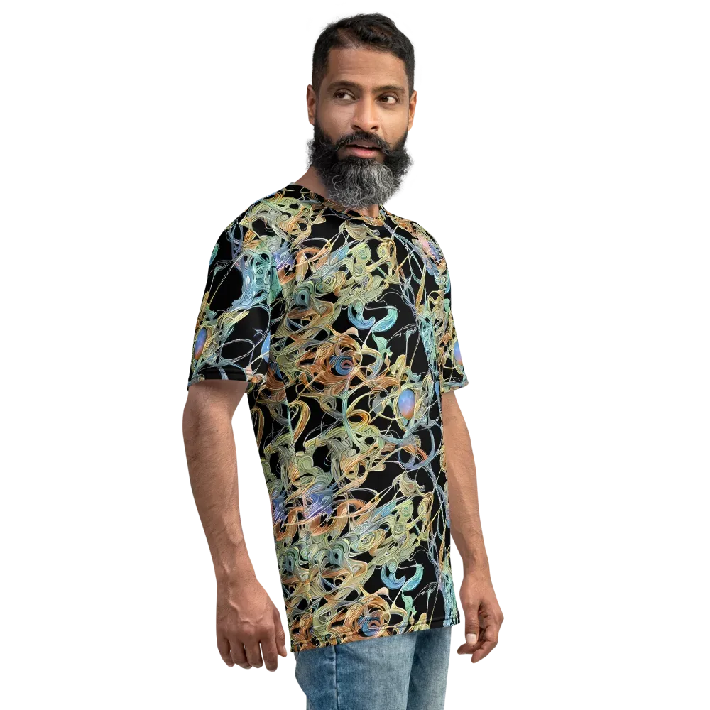 Infinite Mist on Men's Crew Neck T-Shirt — Right