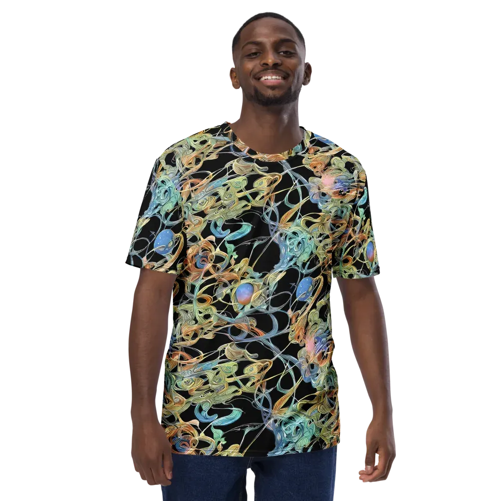 Infinite Mist on Men's Crew Neck T-Shirt — Front