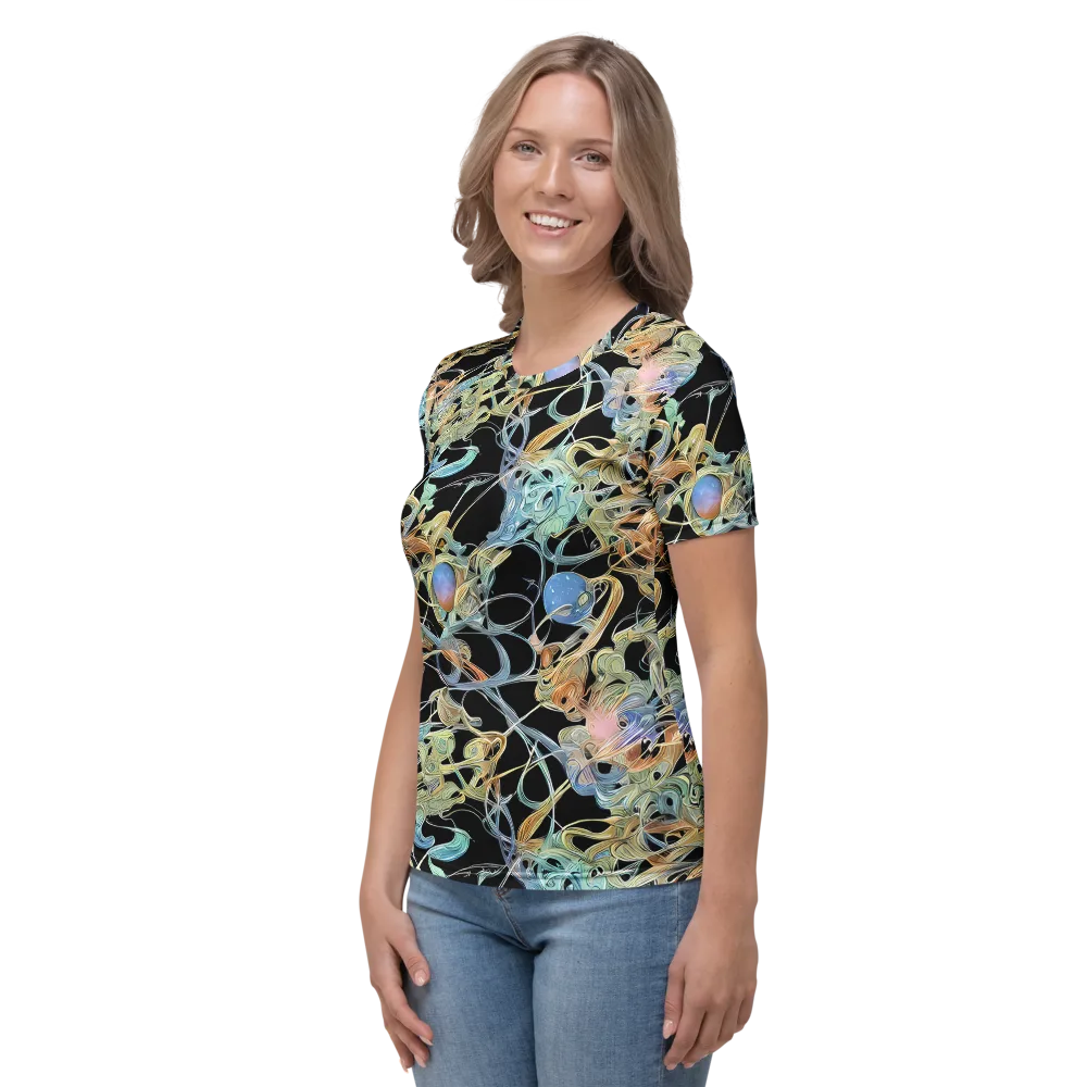Infinite Mist on Women's Crew Neck T-Shirt — Left