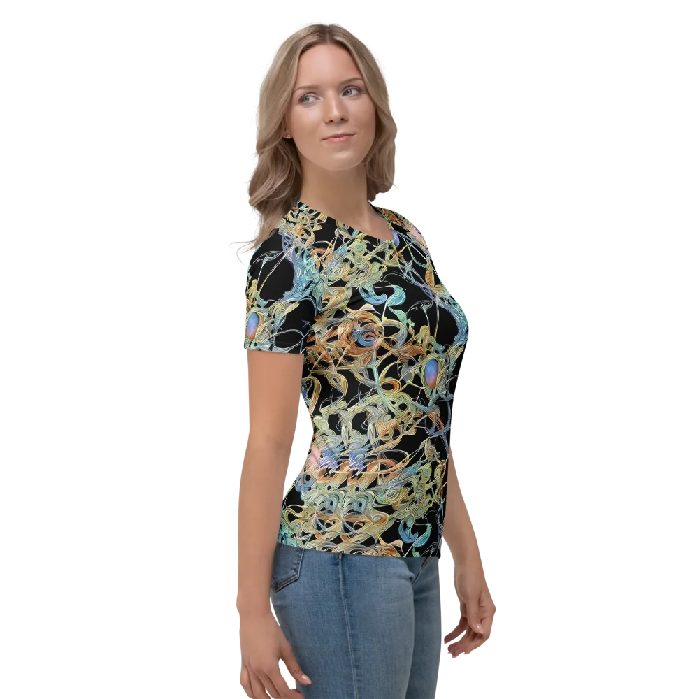 Infinite Mist on Women's Crew Neck T-Shirt — Right