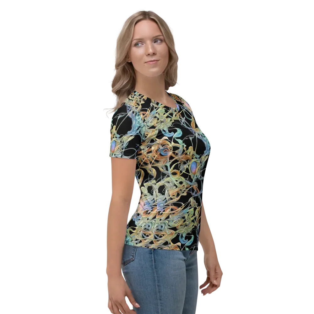 Infinite Mist on Women's Crew Neck T-Shirt — Right