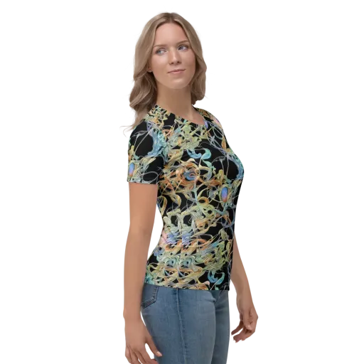 Infinite Mist on a Women's Crew Neck T-Shirt