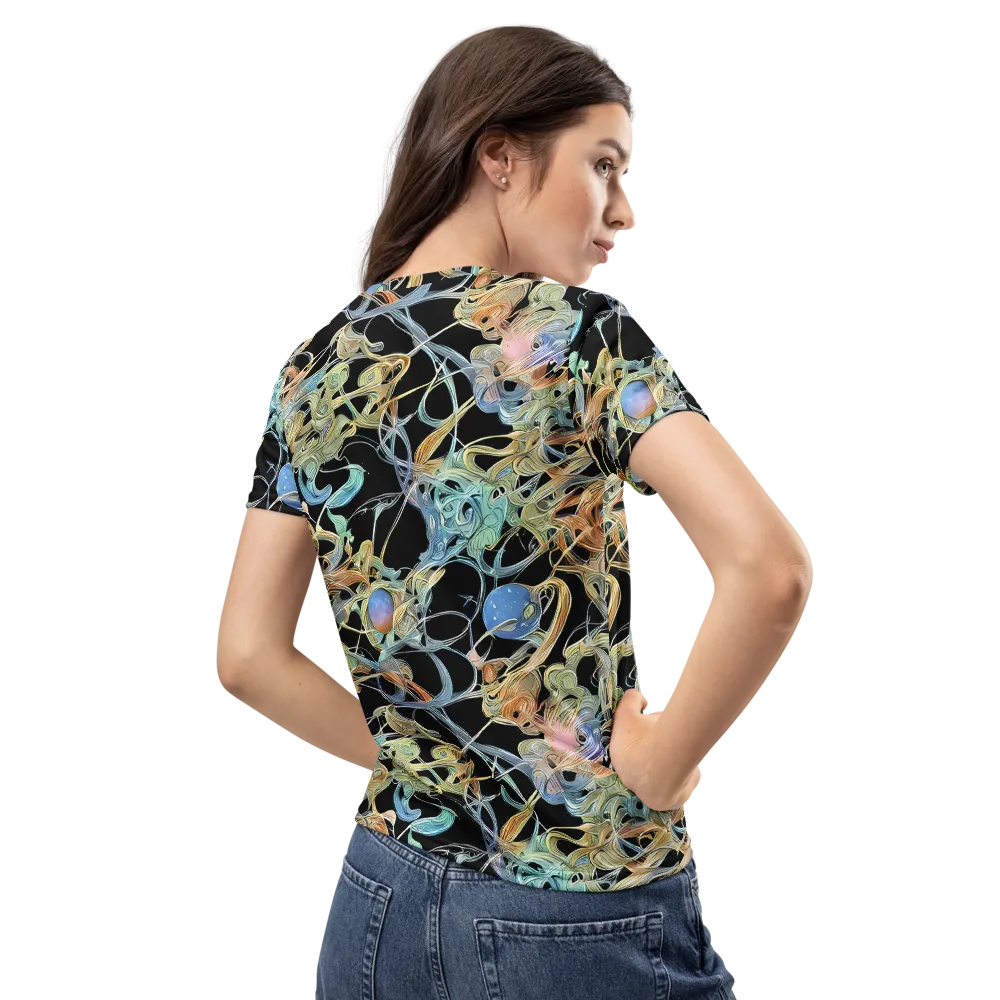 Infinite Mist on Women's Crew Neck T-Shirt — Back