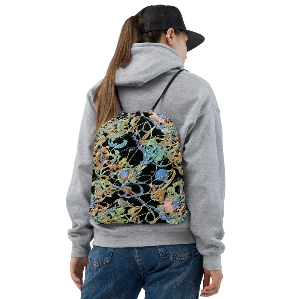 Infinite Mist on Drawstring Bag — Front