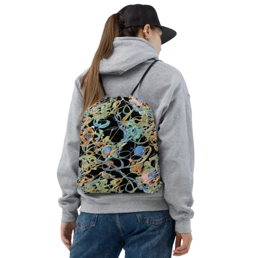 Infinite Mist on a Drawstring Bag
