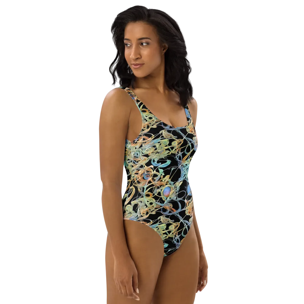 Infinite Mist on One-Piece Swimsuit — Right
